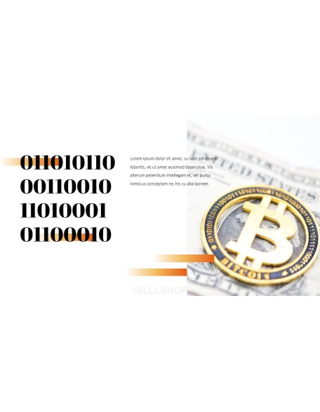 Bitcoin Simple PowerPoint Design