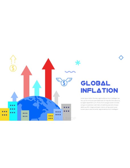 Global Inflation template powerpoint