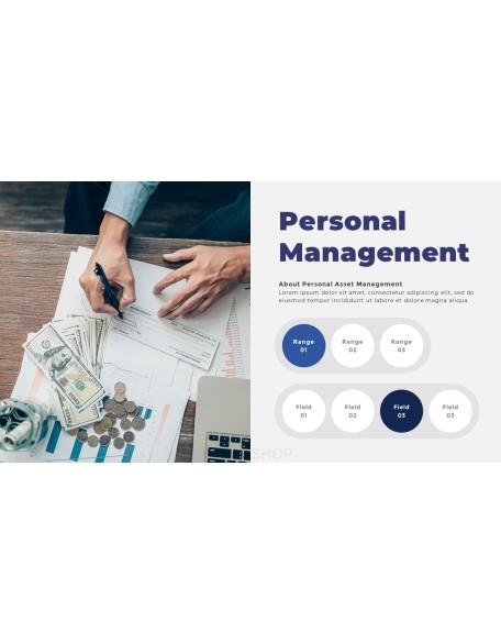 Personal Asset Management slide design