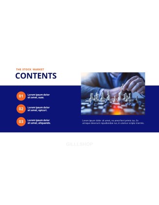 The Stock Market template powerpoint