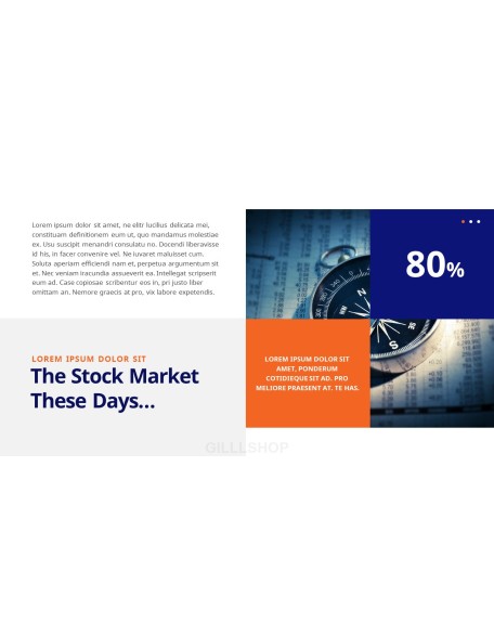 The Stock Market template powerpoint