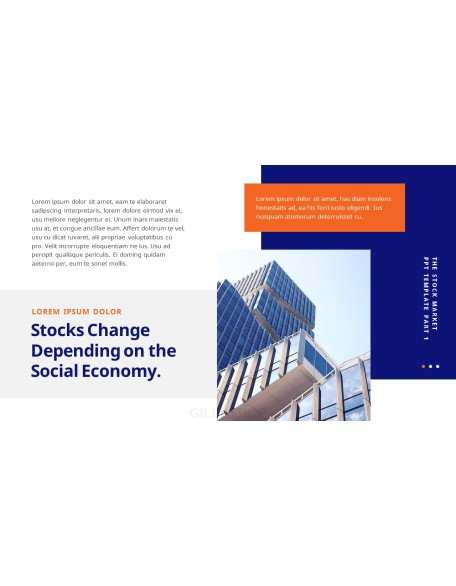 The Stock Market template powerpoint