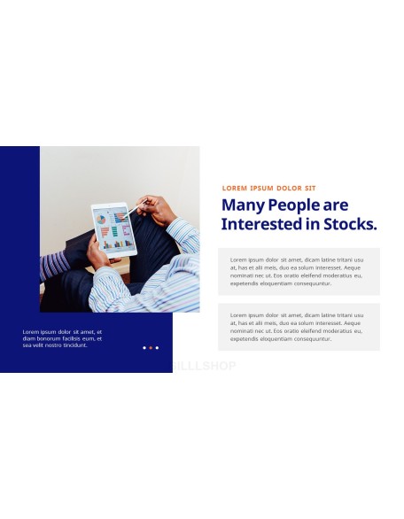 The Stock Market template powerpoint
