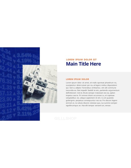 The Stock Market template powerpoint