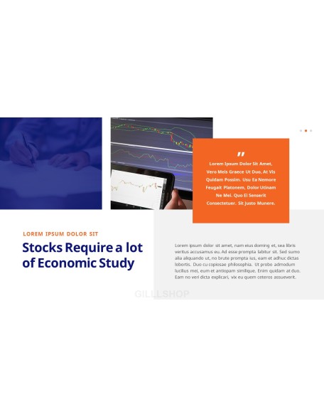 The Stock Market template powerpoint