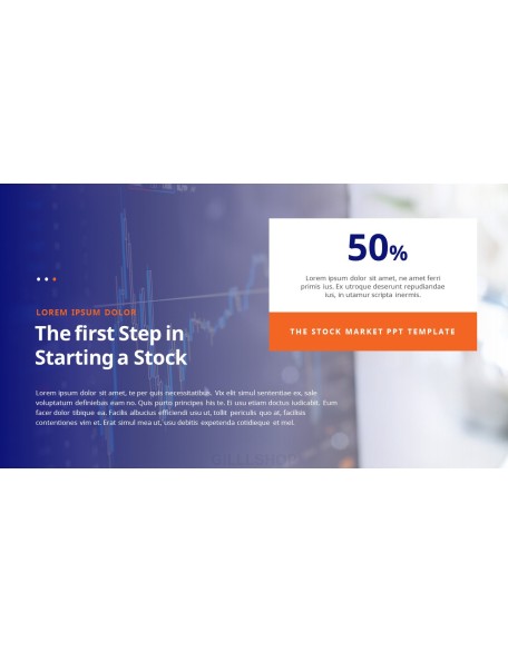 The Stock Market template powerpoint