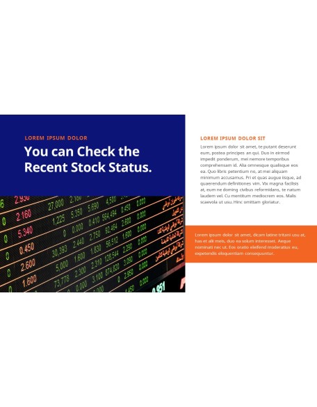 The Stock Market template powerpoint