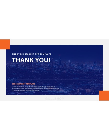 The Stock Market template powerpoint
