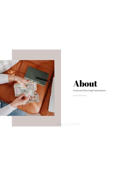 Financial Planning startup investor presentation ppt