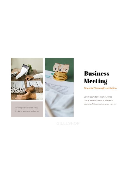 Financial Planning startup investor presentation ppt