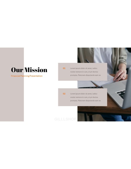 Financial Planning startup investor presentation ppt