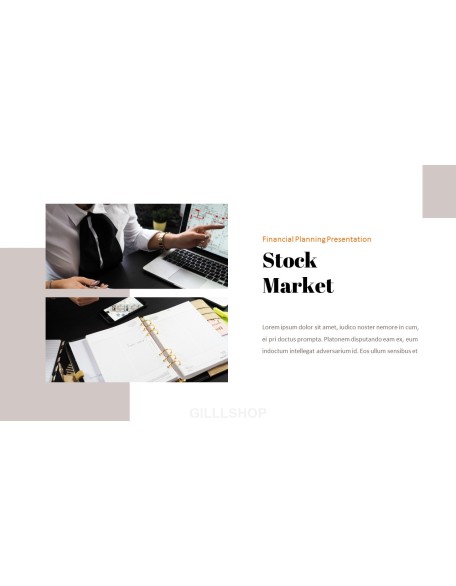 Financial Planning startup investor presentation ppt