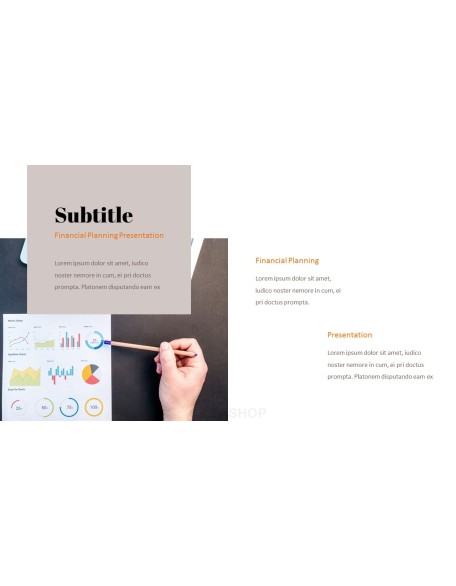 Financial Planning startup investor presentation ppt