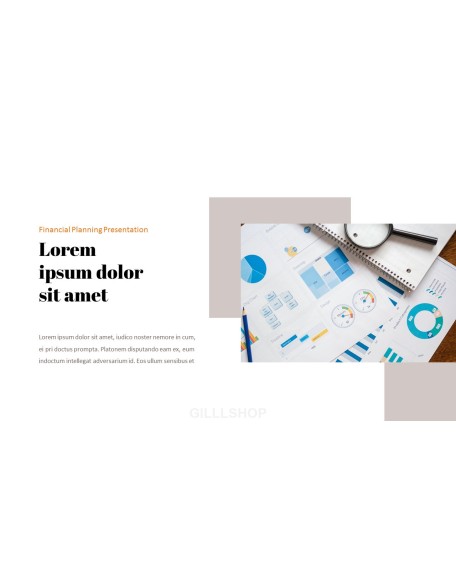 Financial Planning startup investor presentation ppt