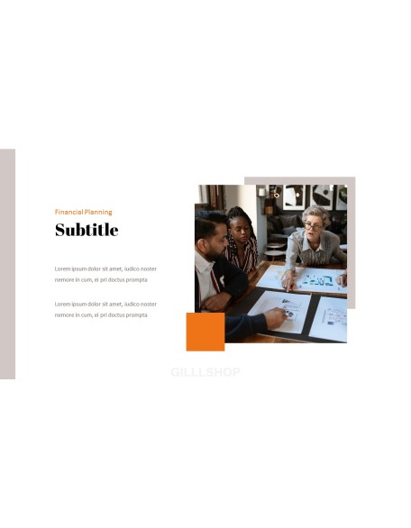 Financial Planning startup investor presentation ppt