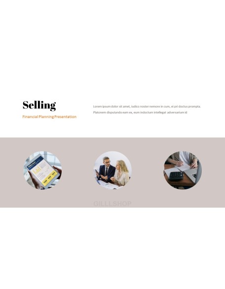 Financial Planning startup investor presentation ppt