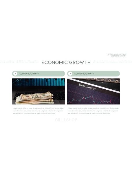 The Exchange Rate and Economic Growth Themes for PowerPoint