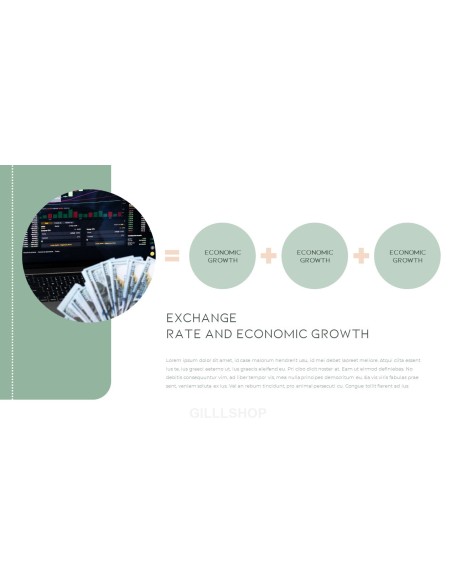 The Exchange Rate and Economic Growth Themes for PowerPoint