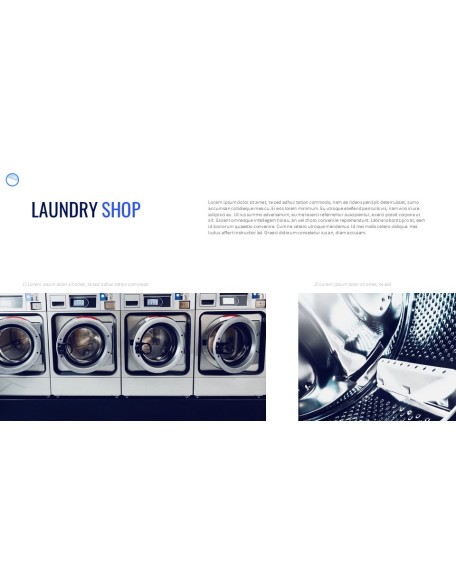 Laundry Shop PPT Background