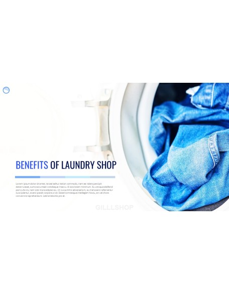 Laundry Shop PPT Background