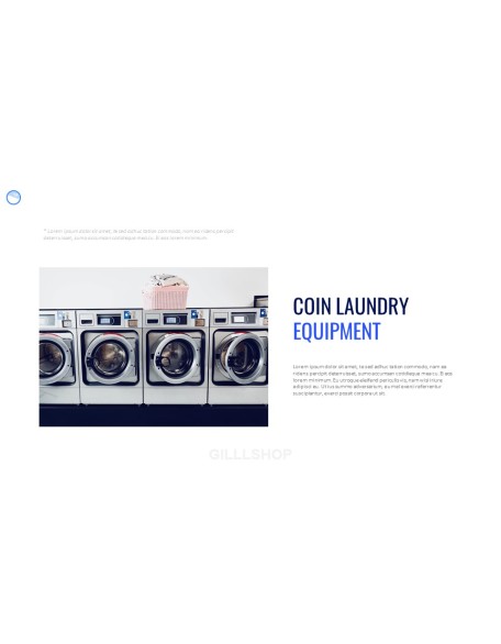 Laundry Shop PPT Background