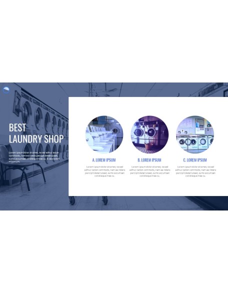 Laundry Shop PPT Background