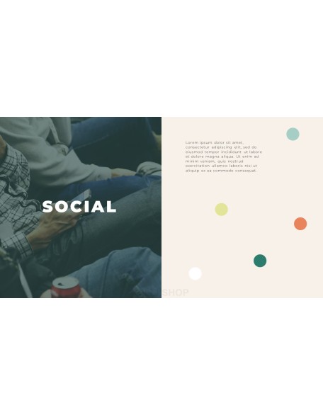 Social Network Simple PowerPoint Templates