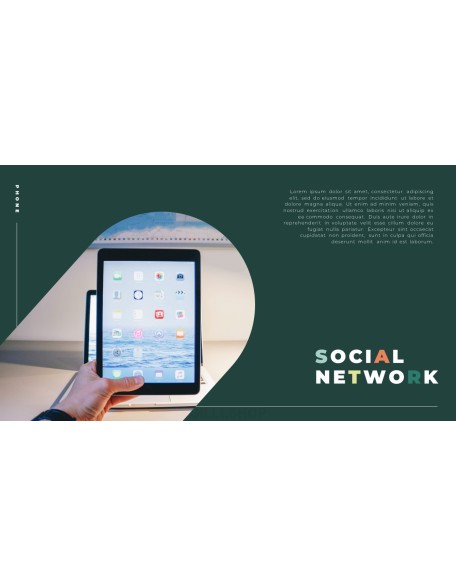 Social Network Simple PowerPoint Templates