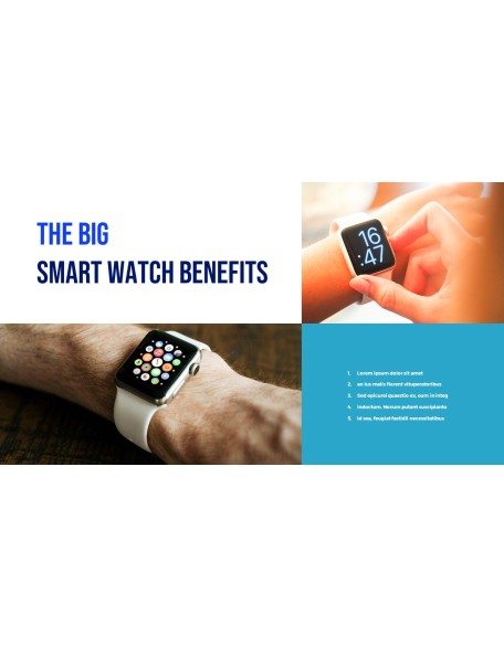 Wearables, Smart Watches Business plan PPT Templates