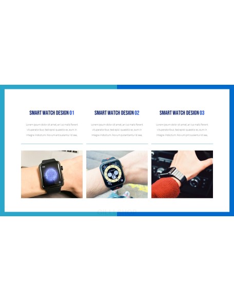 Wearables, Smart Watches Business plan PPT Templates