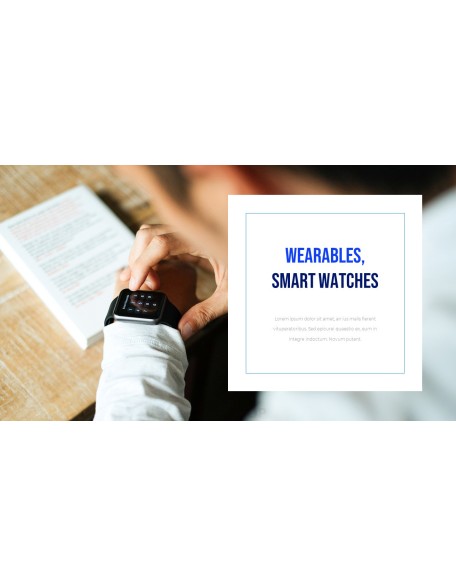 Wearables, Smart Watches Business plan PPT Templates