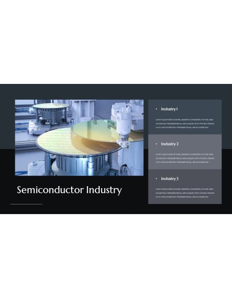 Robot Arm with Semiconductor PPT Templates