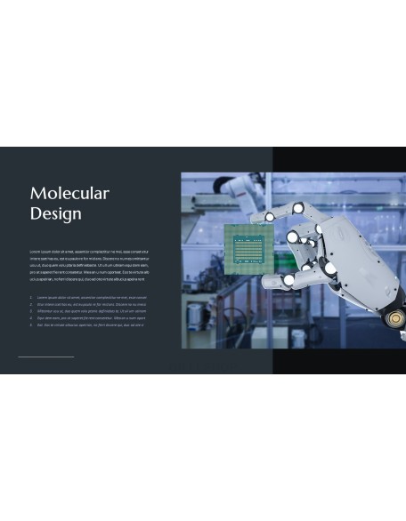 Robot Arm with Semiconductor PPT Templates