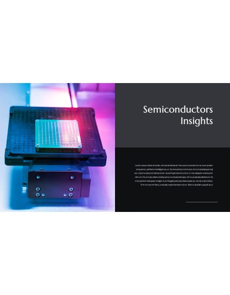 Robot Arm with Semiconductor PPT Templates