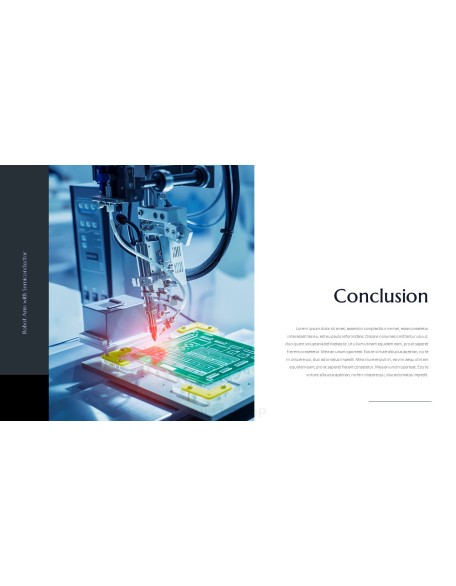 Robot Arm with Semiconductor PPT Templates