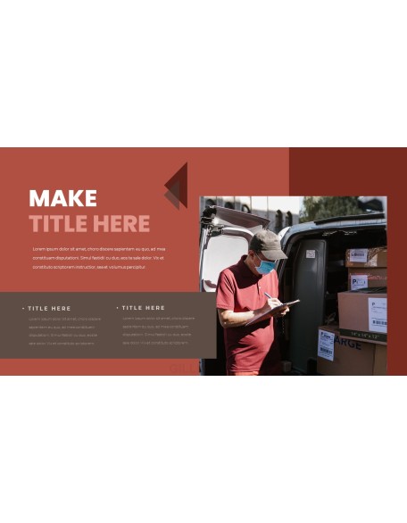 Delivery Service future ppt template