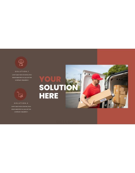 Delivery Service future ppt template