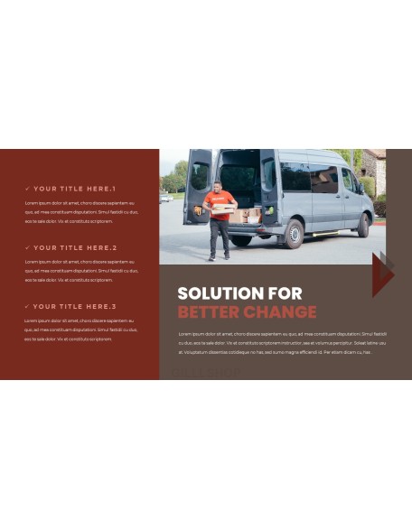 Delivery Service future ppt template