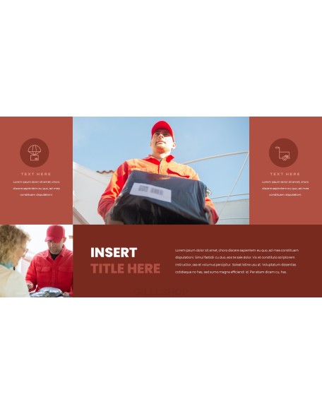 Delivery Service future ppt template