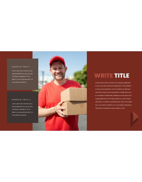 Delivery Service future ppt template