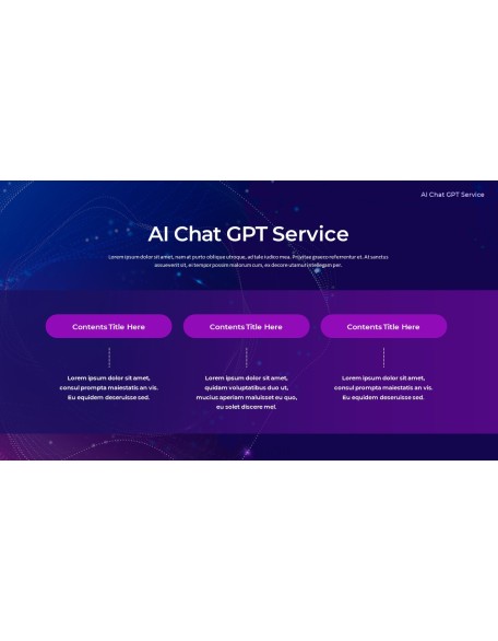 AI Chat GPT Service Best PowerPoint Templates