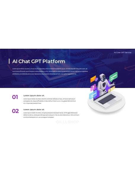 AI Chat GPT Service Best PowerPoint Templates