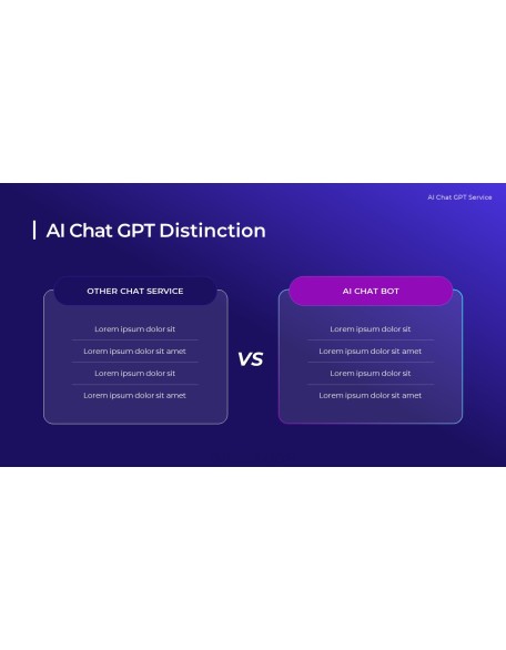 AI Chat GPT Service Best PowerPoint Templates