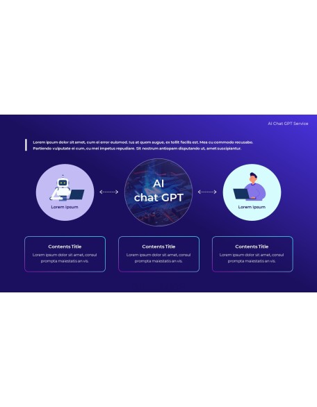 AI Chat GPT Service Best PowerPoint Templates