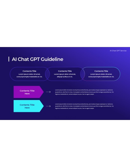 AI Chat GPT Service Best PowerPoint Templates