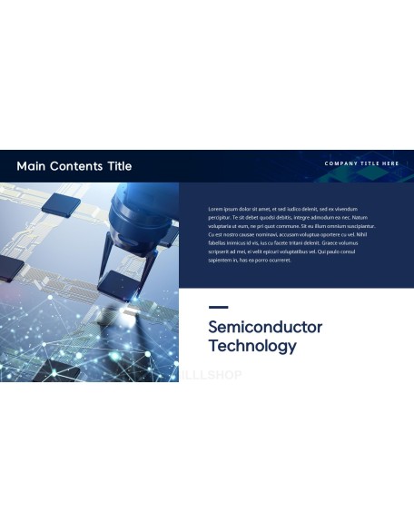 Semiconductor Technology animated powerpoint slides