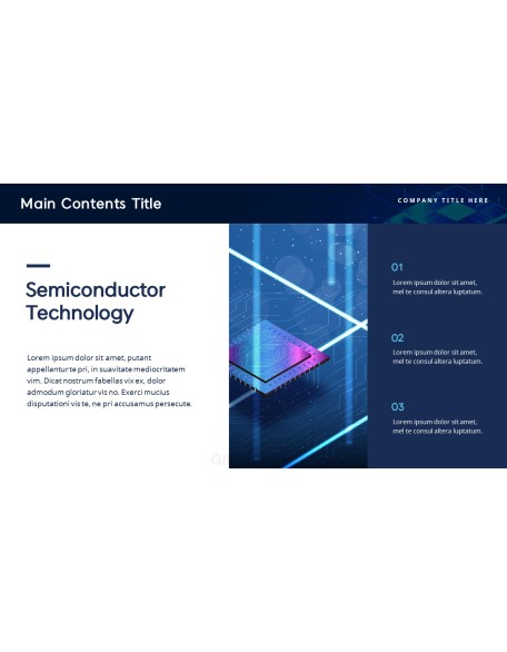 Semiconductor Technology animated powerpoint slides