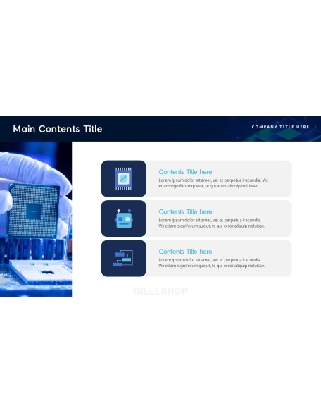 Semiconductor Technology animated powerpoint slides