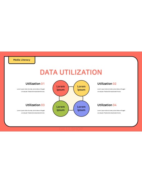 Media literacy pitch deck template ppt