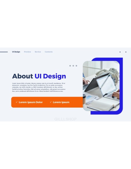 Website UI Design PPT Templates